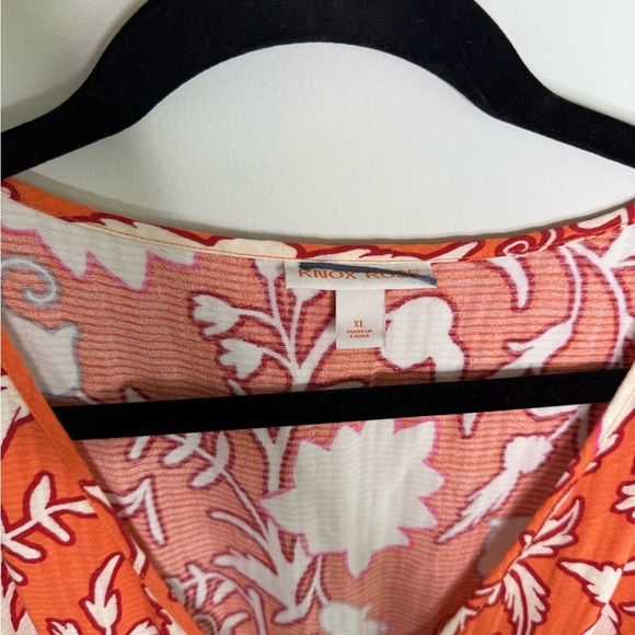 Knox Rose Floral Orange Dress - Picture 5 of 8